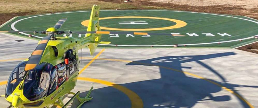 I prodotti Helipad Industries scelti per la realizzazione del primo Eliporto – base del servizio medico di emergenza con elicotteri (HEMS) del Friuli Venezia Giulia